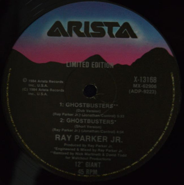 Ray Parker Jr. – Ghostbusters (Extended Version) 12" vinyl record, image 4 of 4