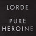 Lorde – Pure Heroine LP vinyl record, image 7 of 10