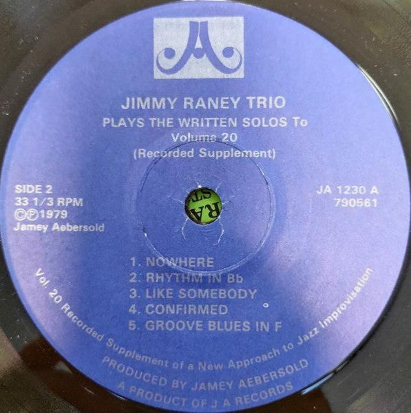 Jimmy Raney – For You To Play . . . Ten Favorite Jazz Standards LP vinyl record, image 3 of 3