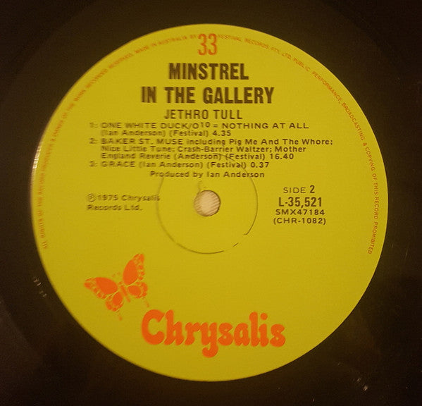 Jethro Tull – Minstrel In The Gallery LP vinyl record, image 6 of 6
