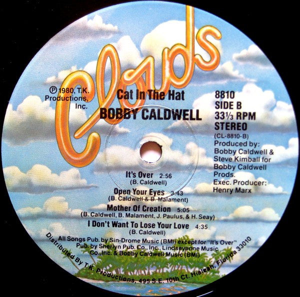 Bobby Caldwell – Cat In The Hat LP vinyl record, image 4 of 6