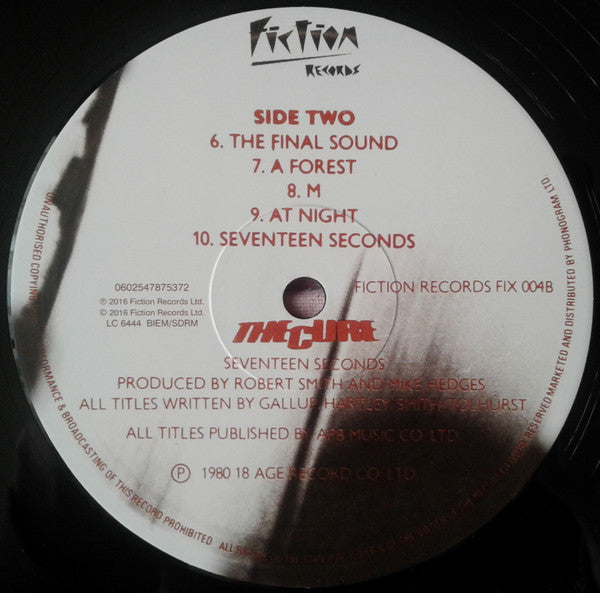 The Cure – Seventeen Seconds LP vinyl record, image 6 of 9