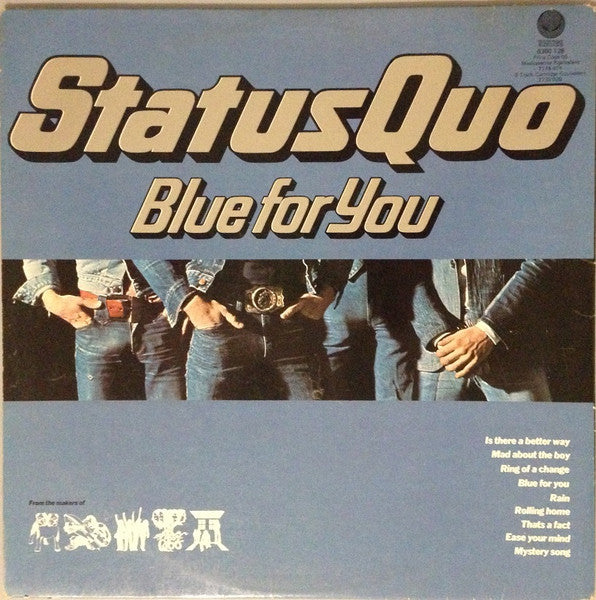 Status Quo – Blue For You LP vinyl record, image 3 of 7