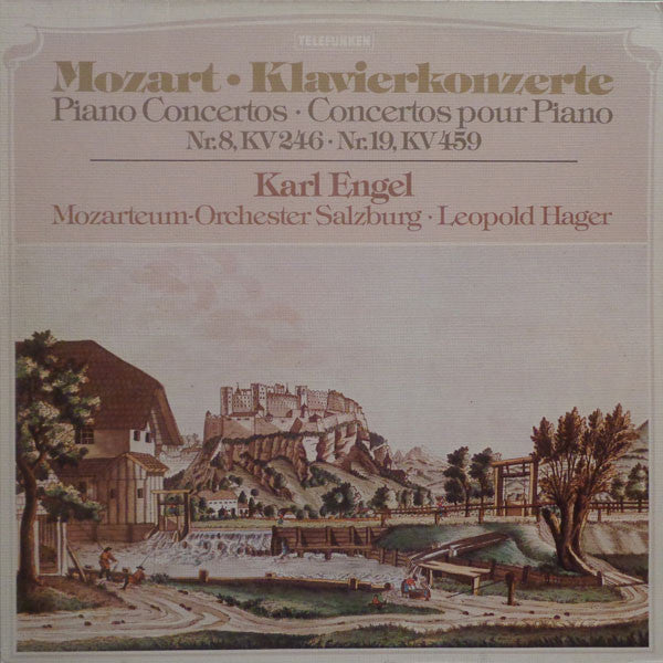 Wolfgang Amadeus Mozart, Karl Engel, Das Mozarteum Orchester Salzburg, Leopold Hager – Klavierkonzerte - Piano Concertos - Concertos Pour Piano Nr.8, KV246 - Nr.19, KV459 LP vinyl record, image 1 of 4