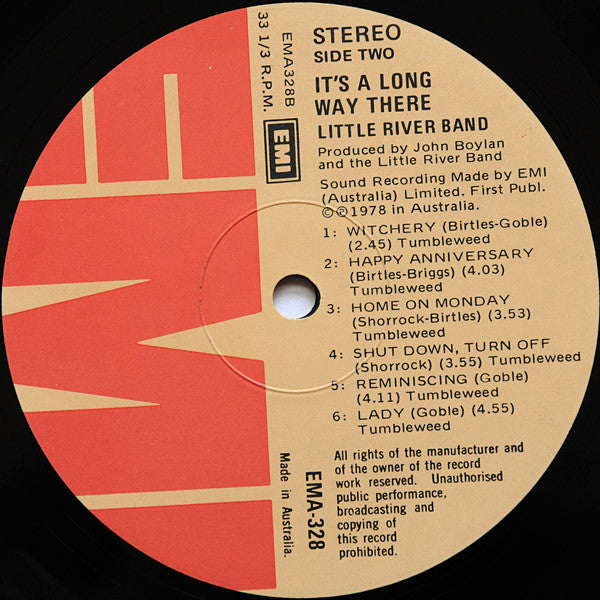 Little River Band – It's A Long Way There (Greatest Hits) LP vinyl record, image 4 of 6