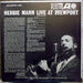 Herbie Mann – Live At Newport LP vinyl record, image 2 of 4