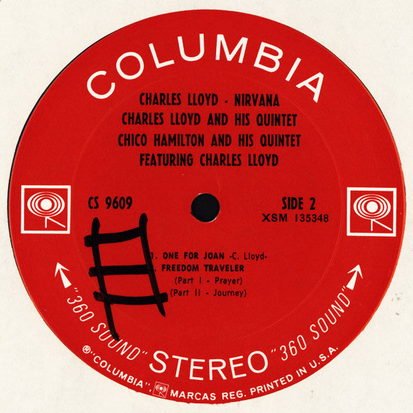 Charles Lloyd – Nirvana LP vinyl record, image 4 of 4