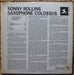 Sonny Rollins – Saxophone Colossus LP vinyl record, image 2 of 4
