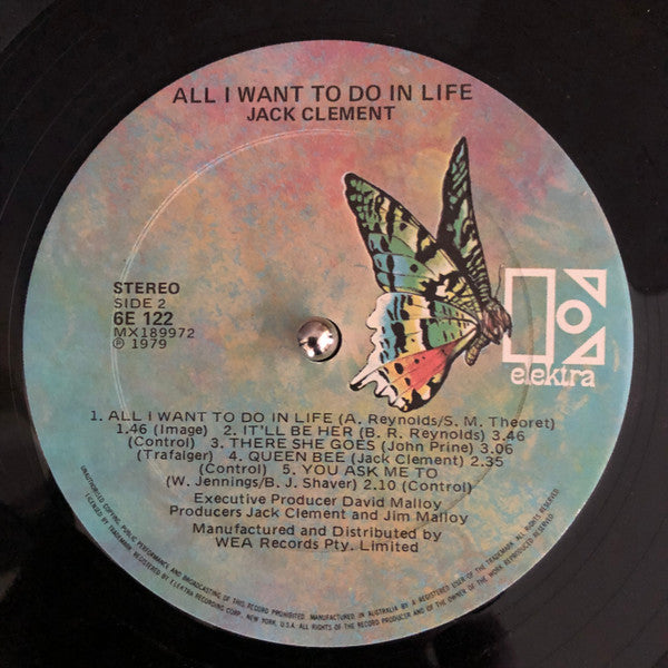 Jack Clement – All I Want To Do In Life LP vinyl record, image 4 of 4