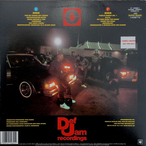 Public Enemy – Yo! Bum Rush The Show LP vinyl record, image 2 of 4