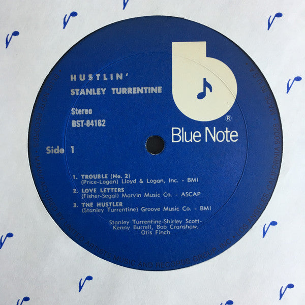 Stanley Turrentine – Hustlin' LP vinyl record, image 3 of 4