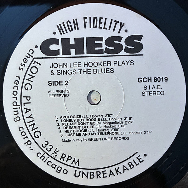 John Lee Hooker – Plays & Sings The Blues LP vinyl record, image 4 of 7