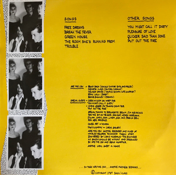 Ape The Cry – And The LP vinyl record, image 2 of 8