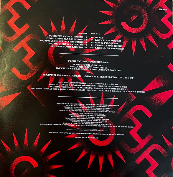 Fine Young Cannibals – Fine Young Cannibals LP vinyl record, image 3 of 6