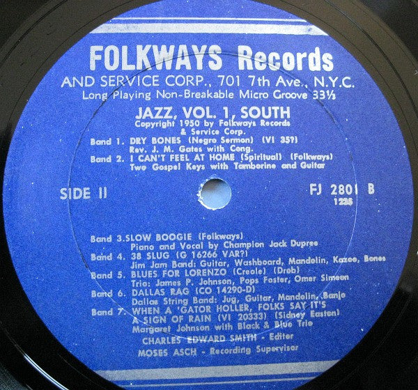 Various – Jazz Volume 1: The South LP vinyl record, image 4 of 6
