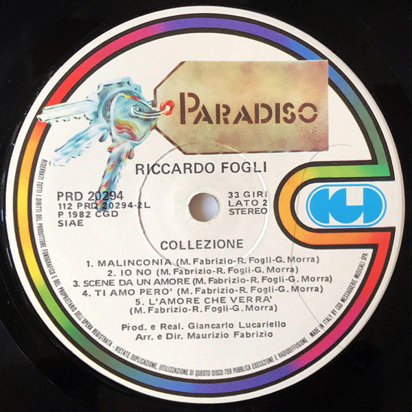 Riccardo Fogli – Collezione LP vinyl record, image 4 of 6