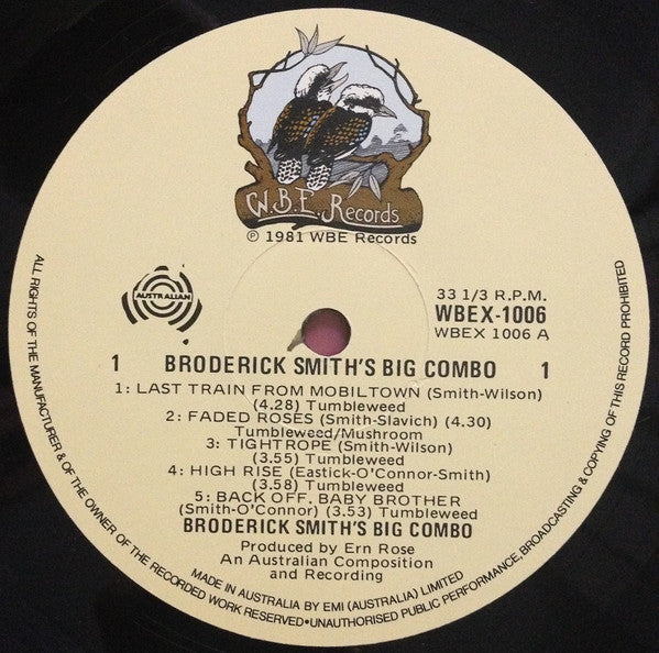 Broderick Smith's Big Combo – Broderick Smith's Big Combo LP vinyl record, image 3 of 6