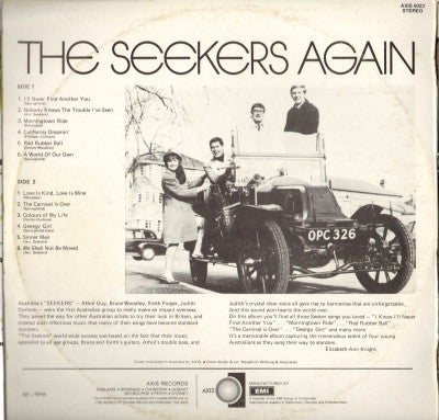 The Seekers – The Seekers Again LP vinyl record, image 2 of 8