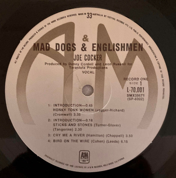 Joe Cocker – Mad Dogs & Englishmen (2xLP) LP vinyl record, image 5 of 7