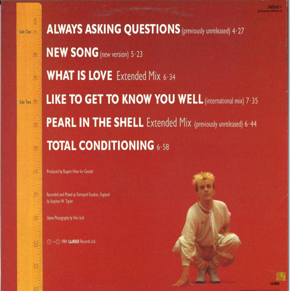 Howard Jones – The 12" Album LP vinyl record, image 2 of 4