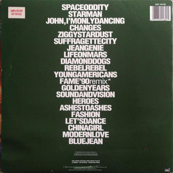 David Bowie – Changesbowie (2xLP) LP vinyl record, image 2 of 10