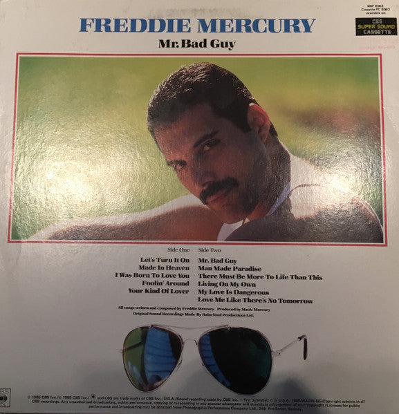 Freddie Mercury – Mr. Bad Guy LP vinyl record, image 2 of 6