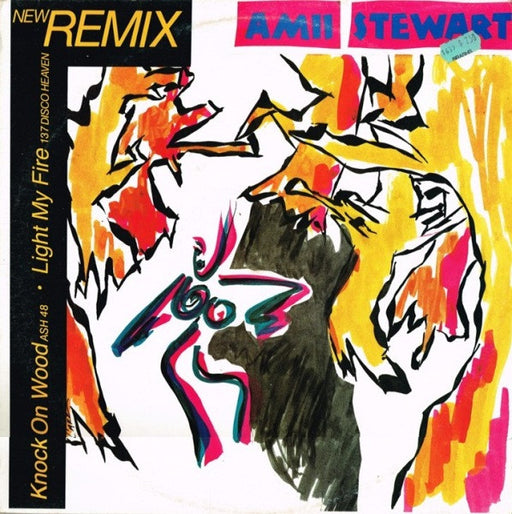 Amii Stewart – Knock On Wood (Ash 48) / Light My Fire (137 Disco Heaven) (New Remix) 12" vinyl record, image 1 of 4