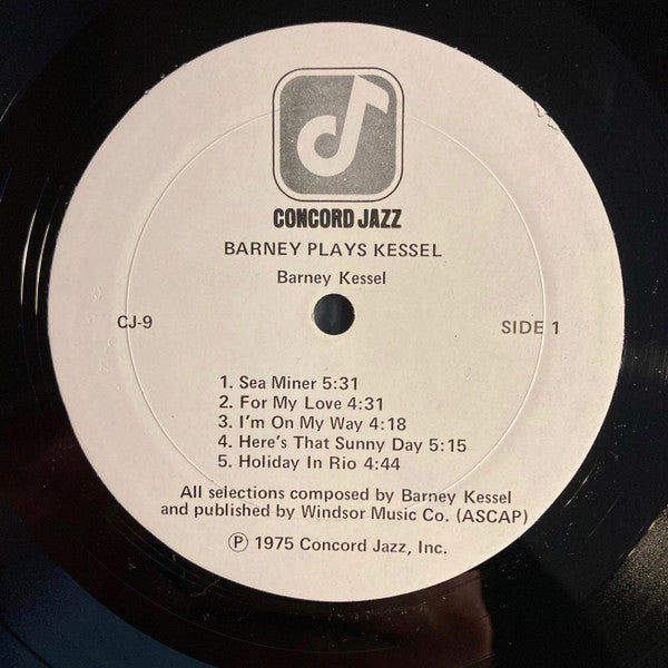 Barney Kessel – Barney Plays Kessel & Friends LP vinyl record, image 4 of 4