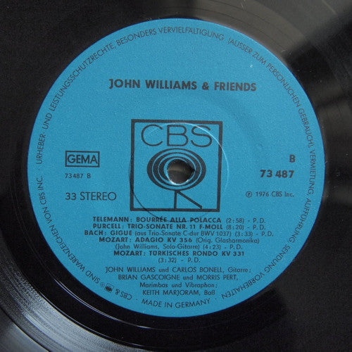 John Williams – John Williams And Friends LP vinyl record, image 4 of 4