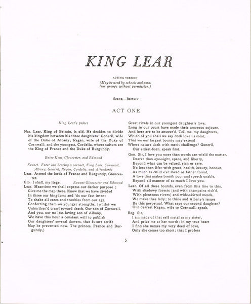 William Shakespeare – King Lear LP vinyl record, image 9 of 10