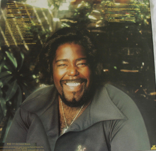 Barry White – Barry White Sings For Someone You Love LP vinyl record, image 2 of 4