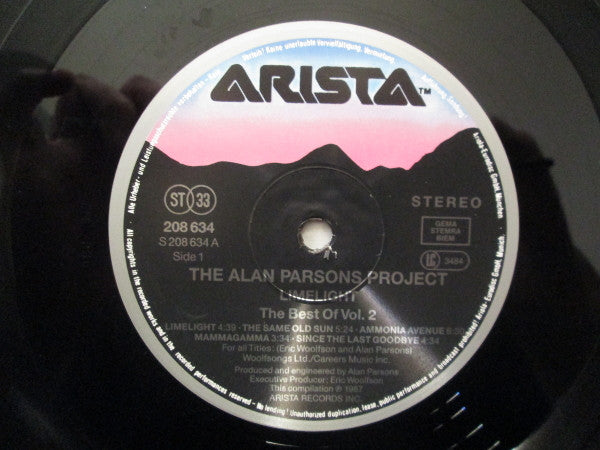 The Alan Parsons Project – Limelight - The Best Of Vol.2 LP vinyl record, image 3 of 7