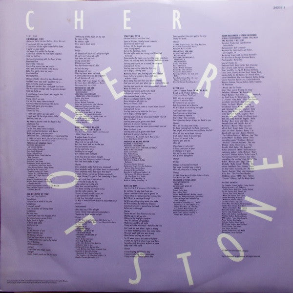 Cher – Heart Of Stone LP vinyl record, image 4 of 6