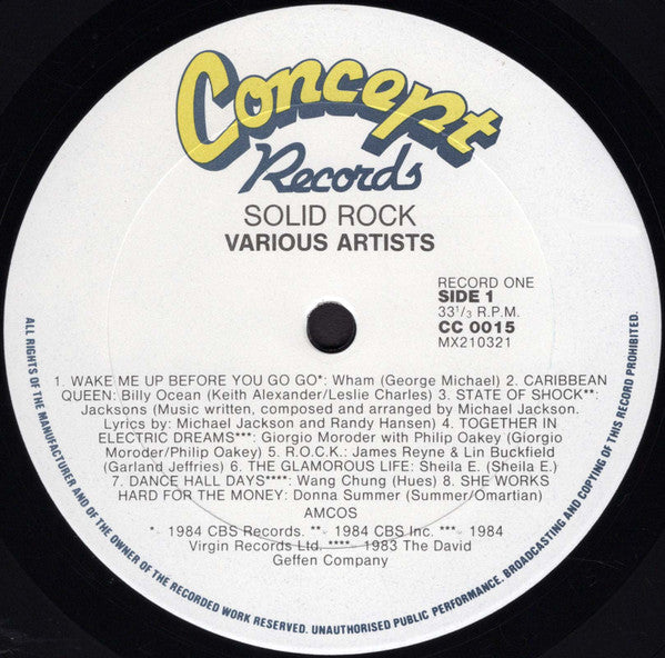 Various – Solid R.O.C.K. (2xLP) LP vinyl record, image 4 of 7