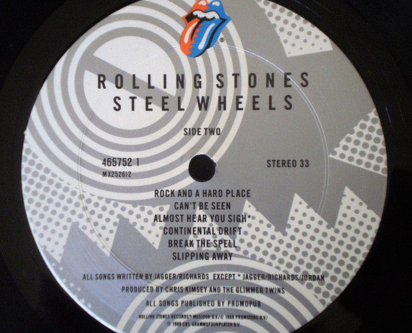 The Rolling Stones – Steel Wheels LP vinyl record, image 6 of 6