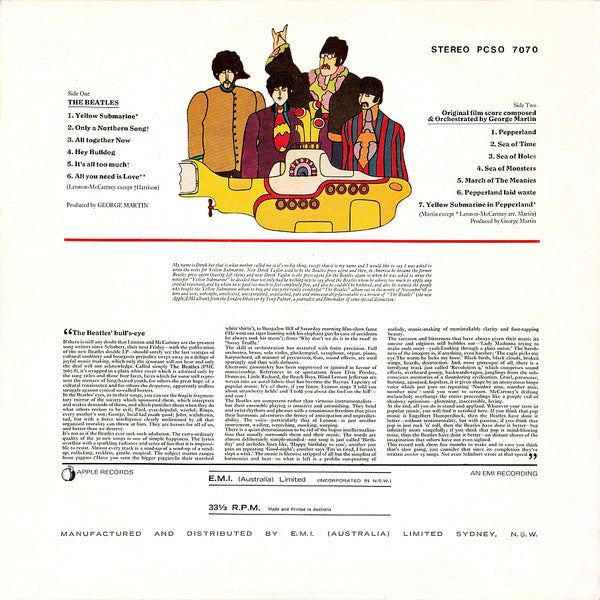The Beatles – Yellow Submarine LP vinyl record, image 2 of 5