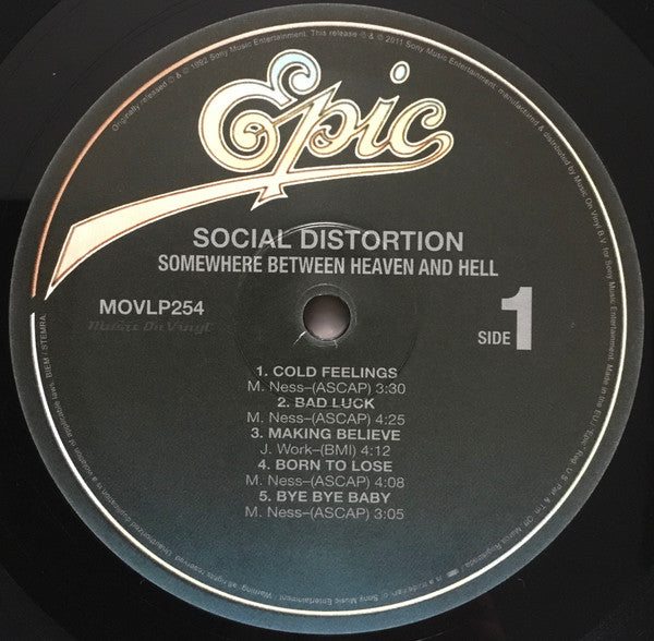 Social Distortion – Somewhere Between Heaven And Hell LP vinyl record, image 3 of 6