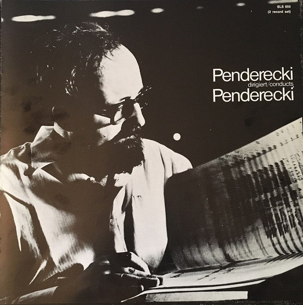 Krzysztof Penderecki, Wielka Orkiestra Symfoniczna Polskiego Radia I Telewizji – Penderecki Conducts Penderecki (2xLP) LP vinyl record, image 2 of 4