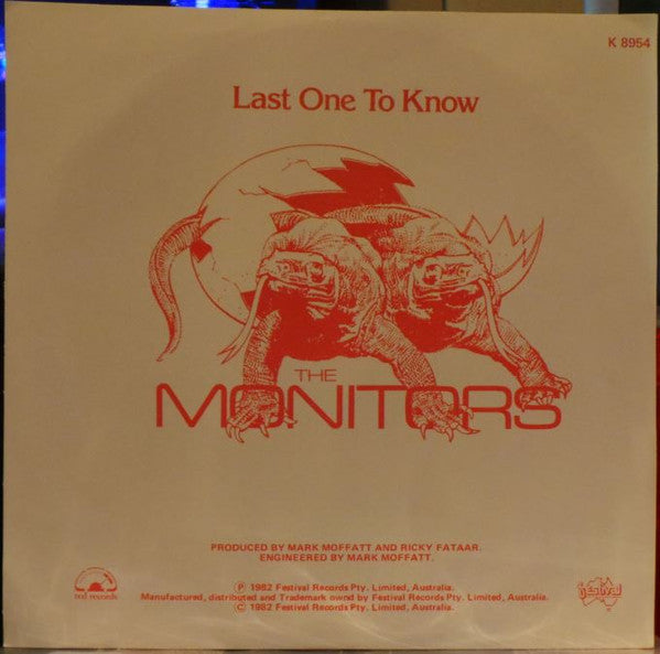 The Monitors – Having You Around Me 7" vinyl record, image 2 of 4
