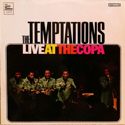 The Temptations – Live At The Copa LP vinyl record, image 1 of 3
