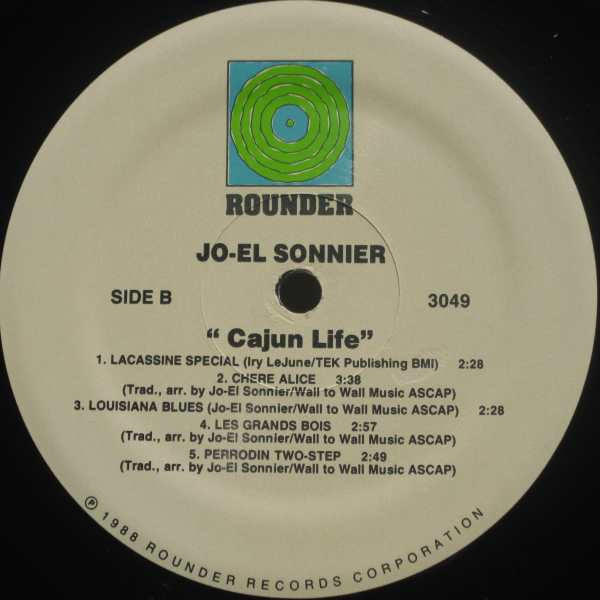 Jo-El Sonnier – Cajun Life LP vinyl record, image 4 of 4