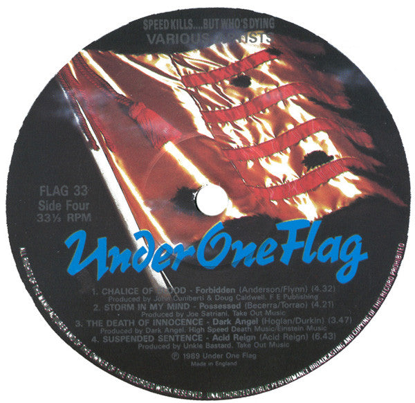 Various – Speed Kills...But Who's Dying? Volume 4 Of The Ultimate In Thrash (2xLP) LP vinyl record, image 10 of 10