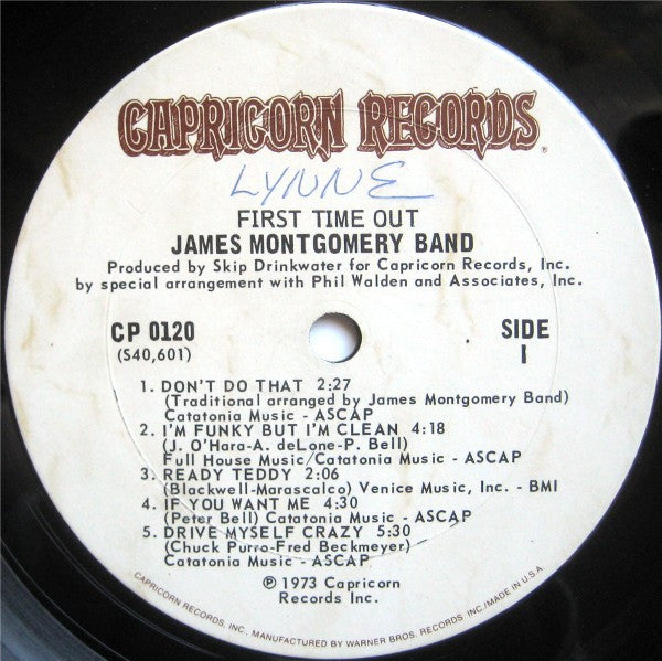 James Montgomery Band – First Time Out LP vinyl record, image 3 of 3