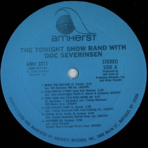 The Tonight Show Band, Doc Severinsen – The Tonight Show Band With Doc Severinsen LP vinyl record, image 3 of 5