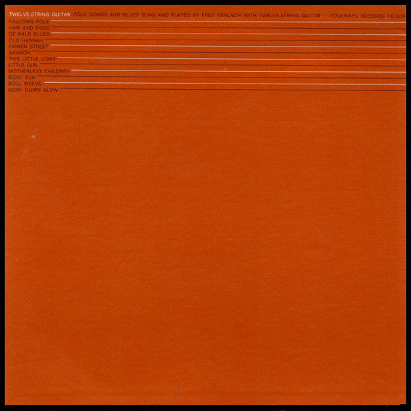 Fred Gerlach – Twelve-String Guitar