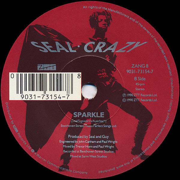 Seal – Crazy 7" vinyl record, image 4 of 4
