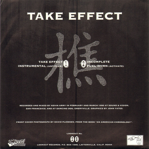 Fuel – Take Effect 7" vinyl record, image 2 of 5