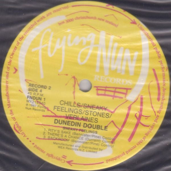 The Chills, Sneaky Feelings, The Stones, The Verlaines – Dunedin Double (2x12") 12" vinyl record, image 8 of 8