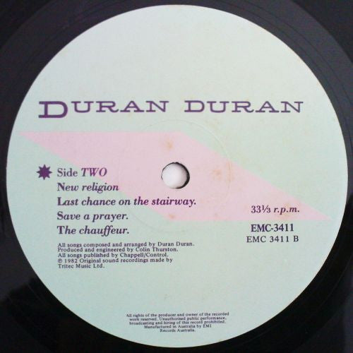 Duran Duran – Rio LP vinyl record, image 4 of 8
