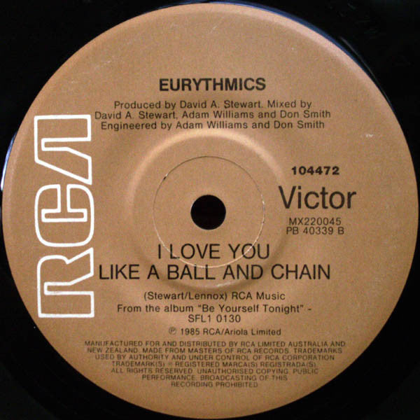 Eurythmics, Aretha Franklin – Sisters Are Doin' It For Themselves 7" vinyl record, image 4 of 4